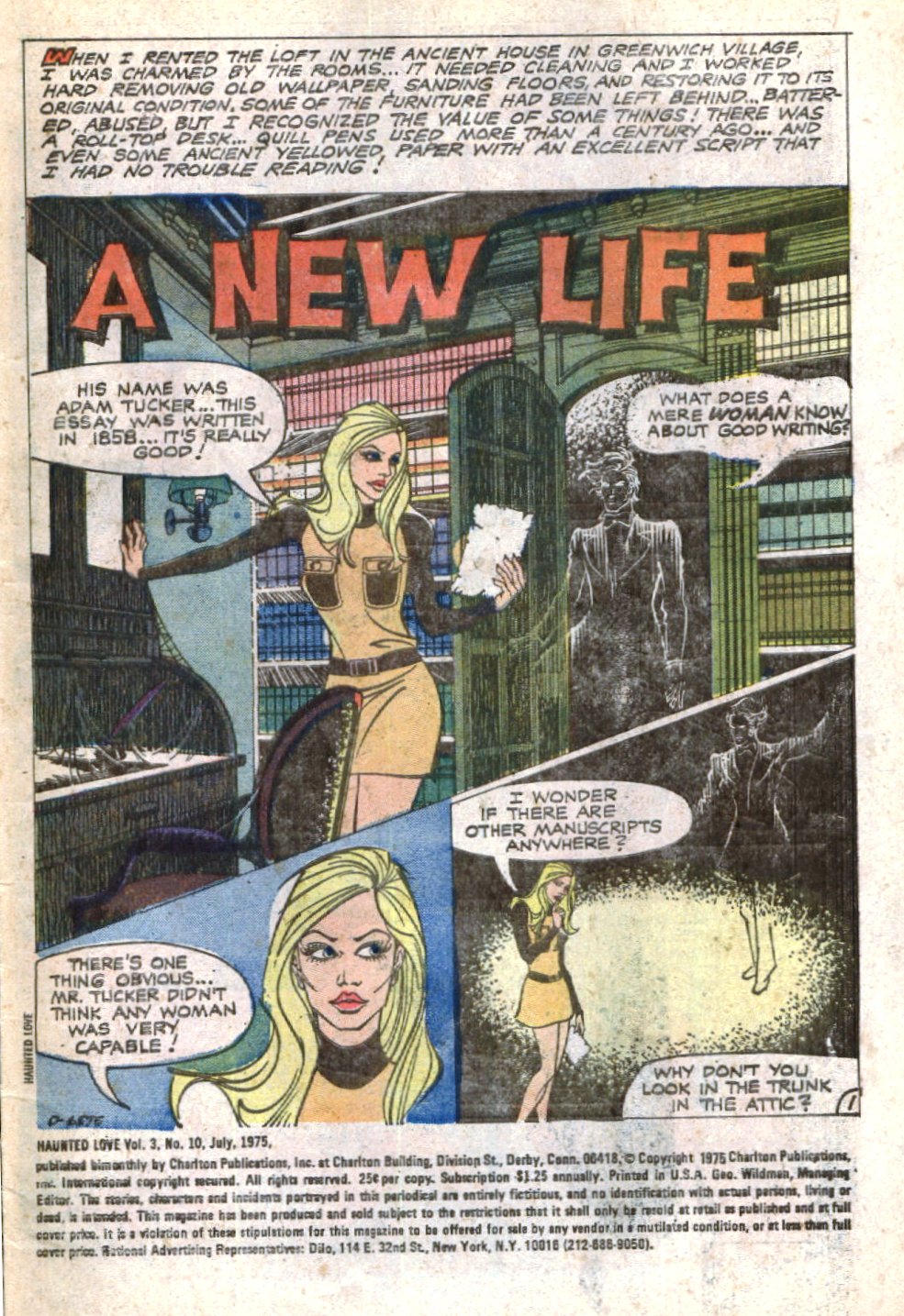 Read online Haunted Love (1973) comic -  Issue #10 - 3
