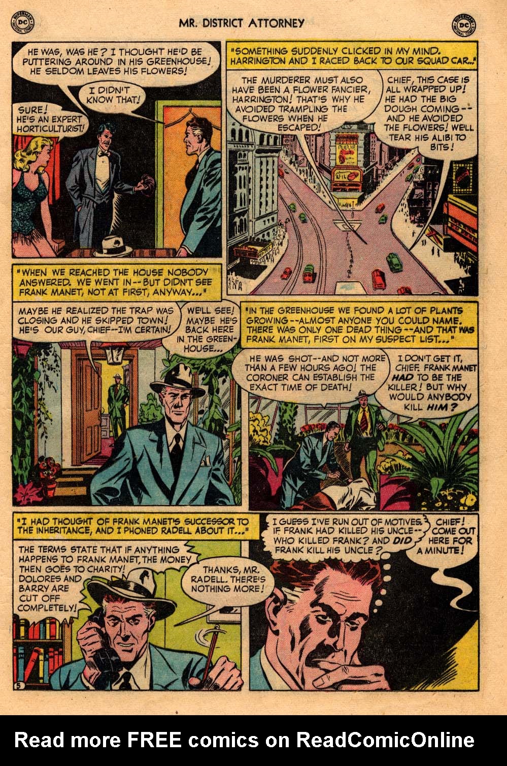 Read online Mr. District Attorney comic -  Issue #17 - 19