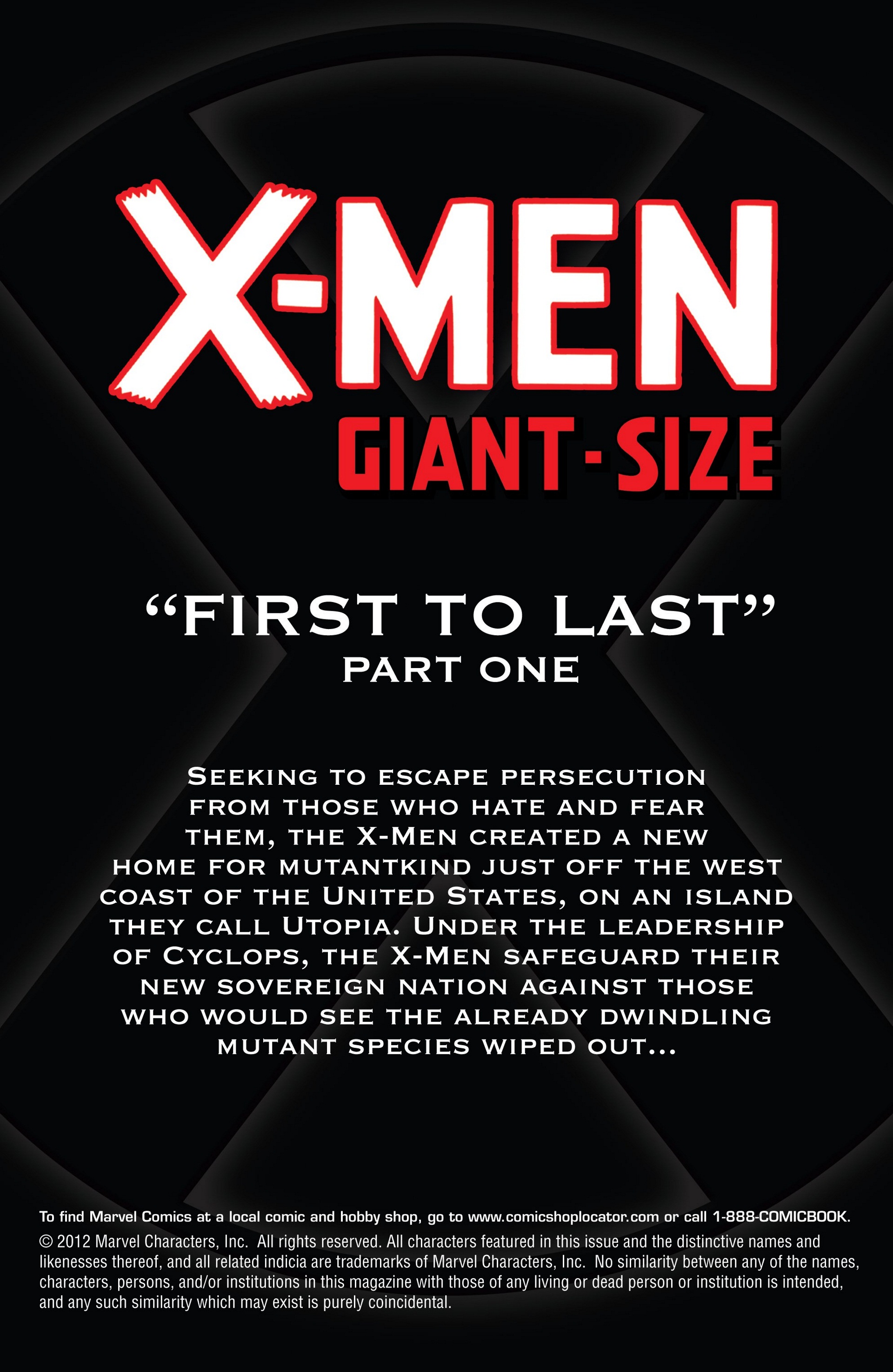 Read online X-Men Giant-Size comic -  Issue # Full - 2