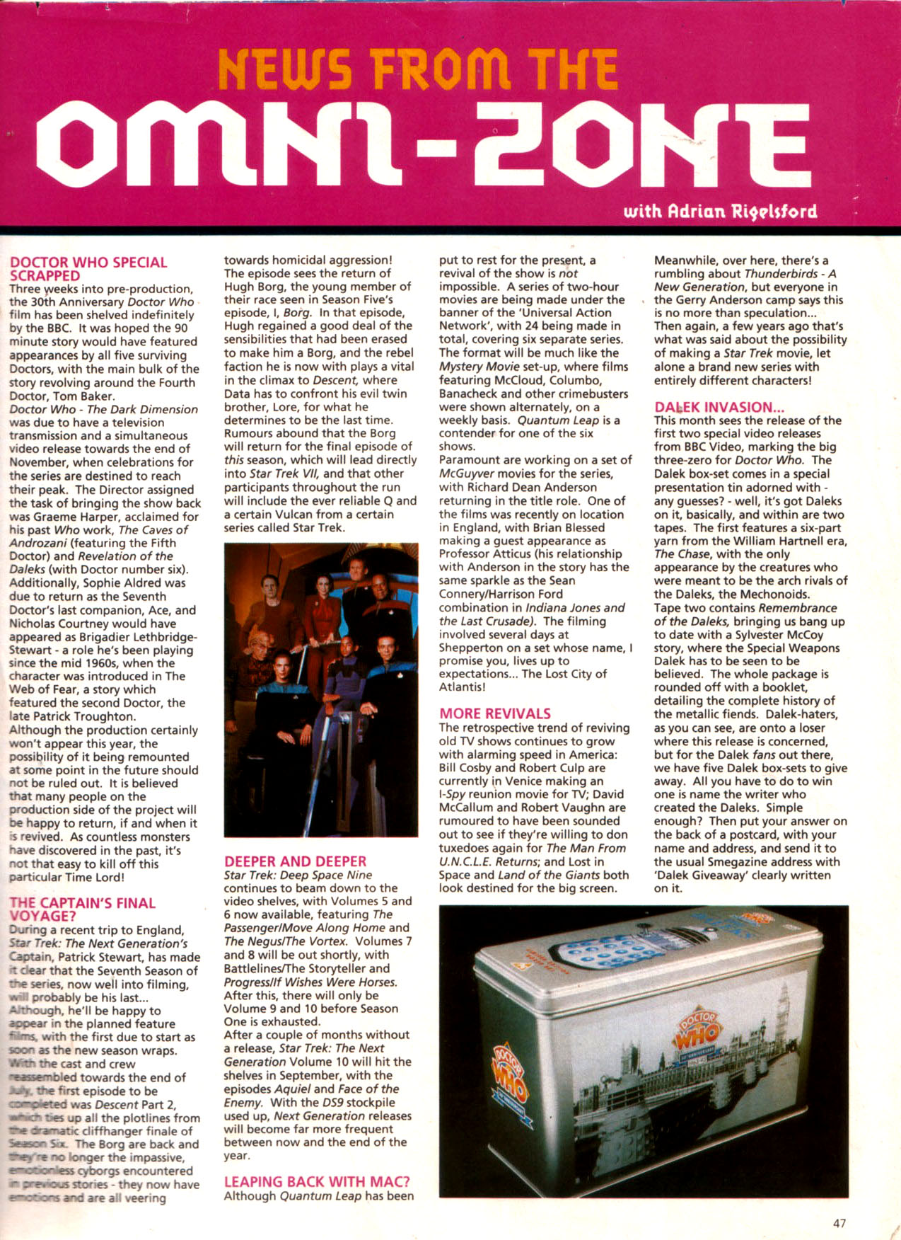 Read online Red Dwarf Smegazine (1993) comic -  Issue #5 - 47