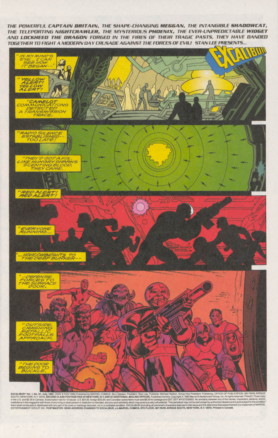 Read online Excalibur (1988) comic -  Issue #67 - 2