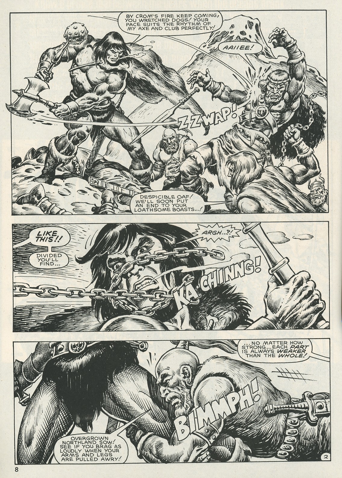 Read online The Savage Sword Of Conan comic -  Issue #123 - 8