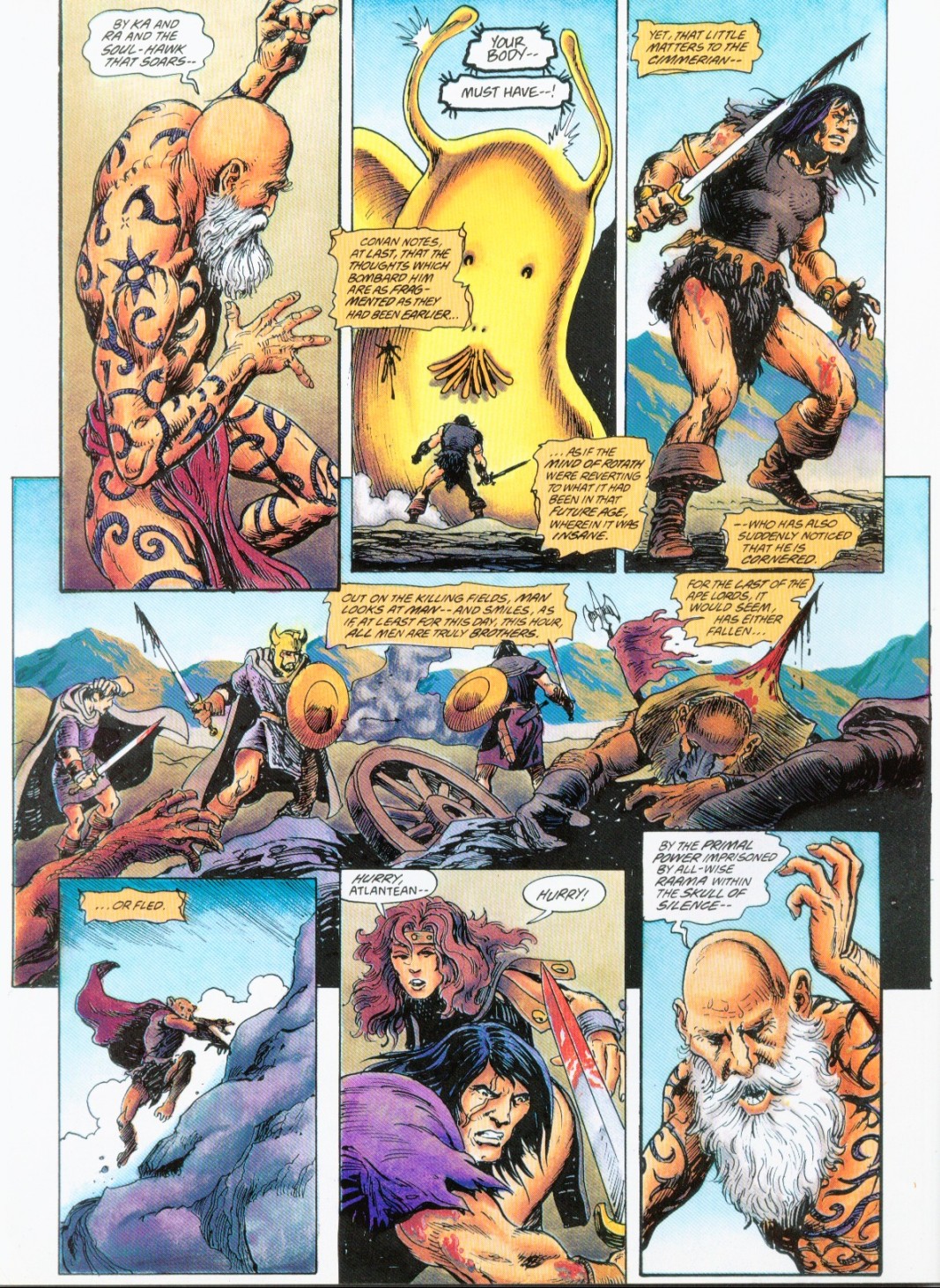 Read online Marvel Graphic Novel comic -  Issue #73 - Conan - The Ravagers Out of Time - 55