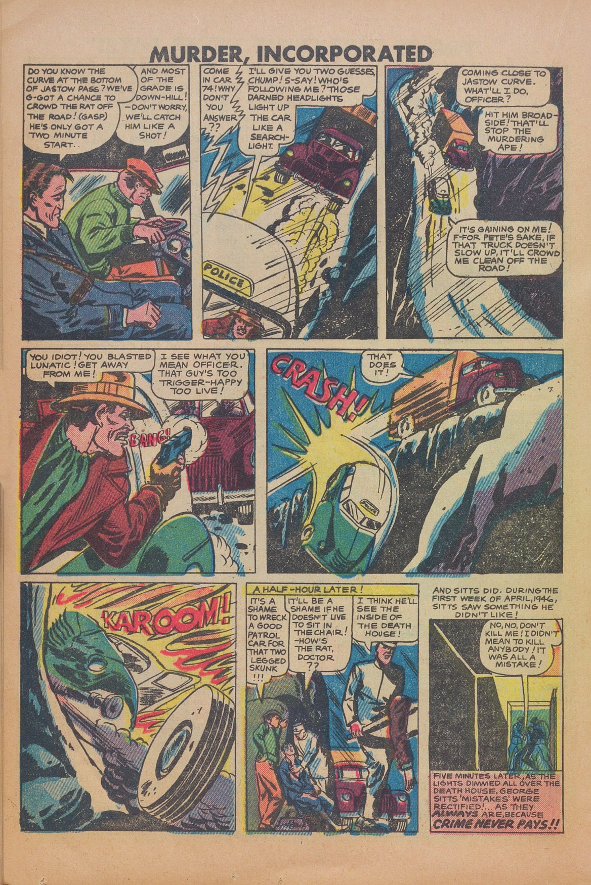 Read online Murder Incorporated (1948) comic -  Issue #11 - 20