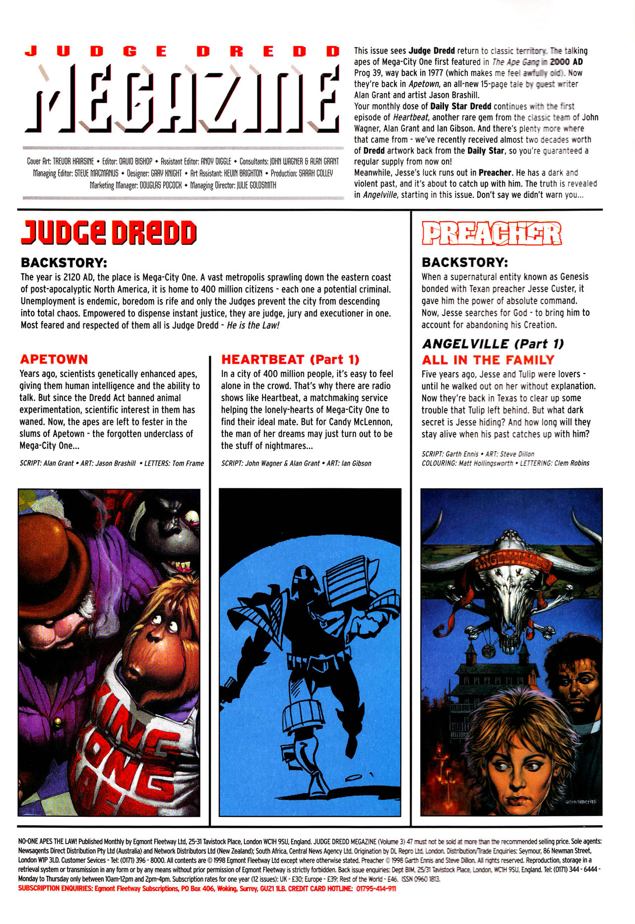 Read online Judge Dredd Megazine (vol. 3) comic -  Issue #47 - 2