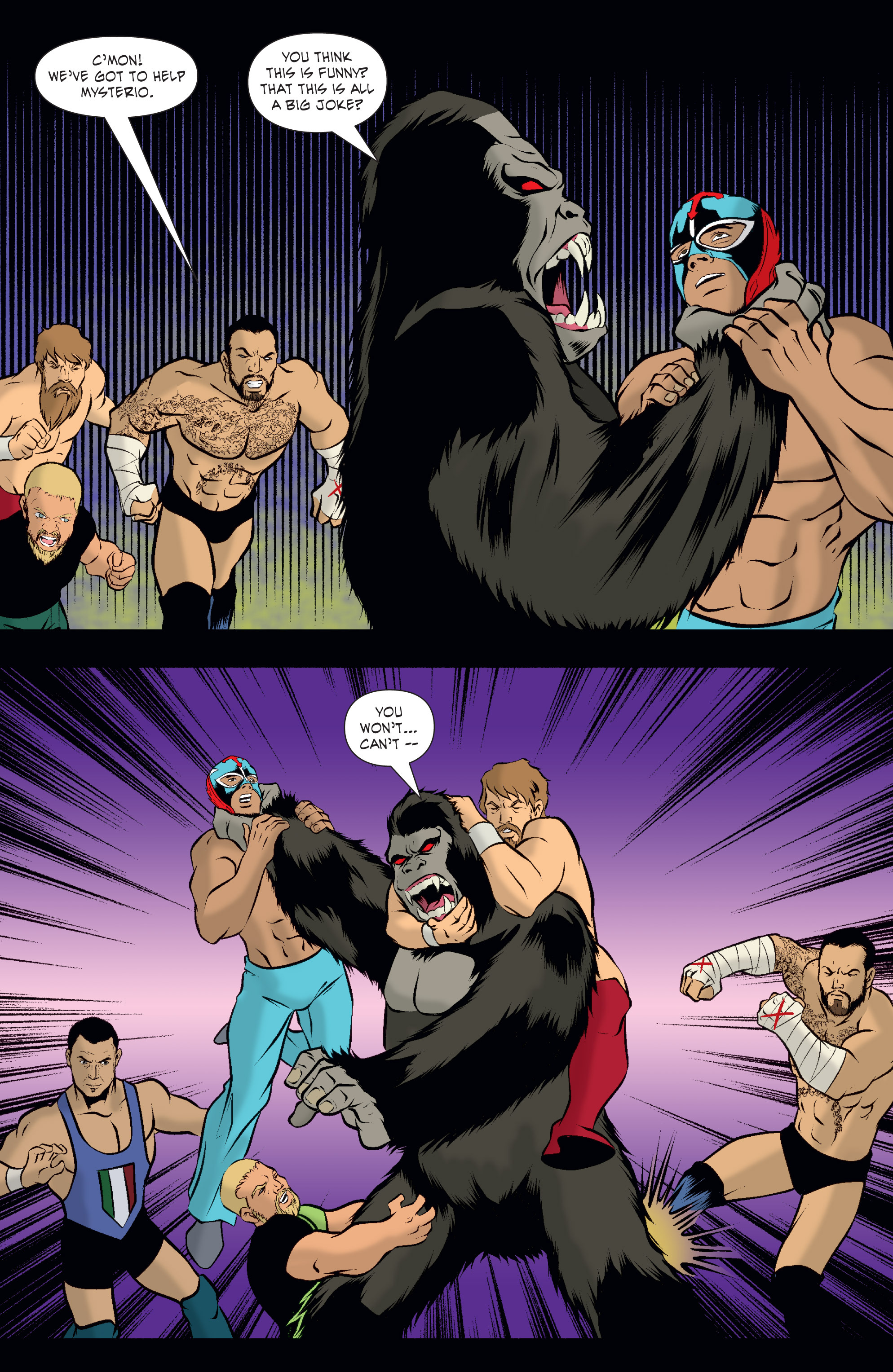 Read online WWE Superstars comic -  Issue #8 - 11