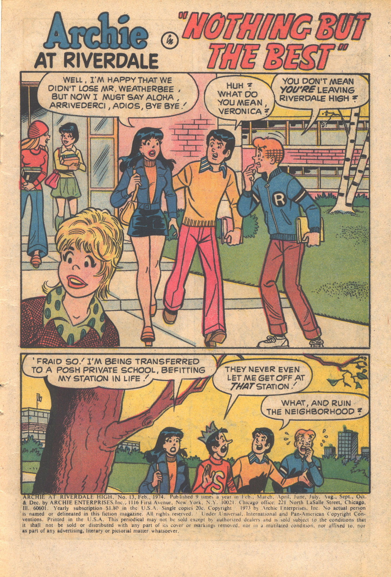 Read online Archie at Riverdale High (1972) comic -  Issue #13 - 3