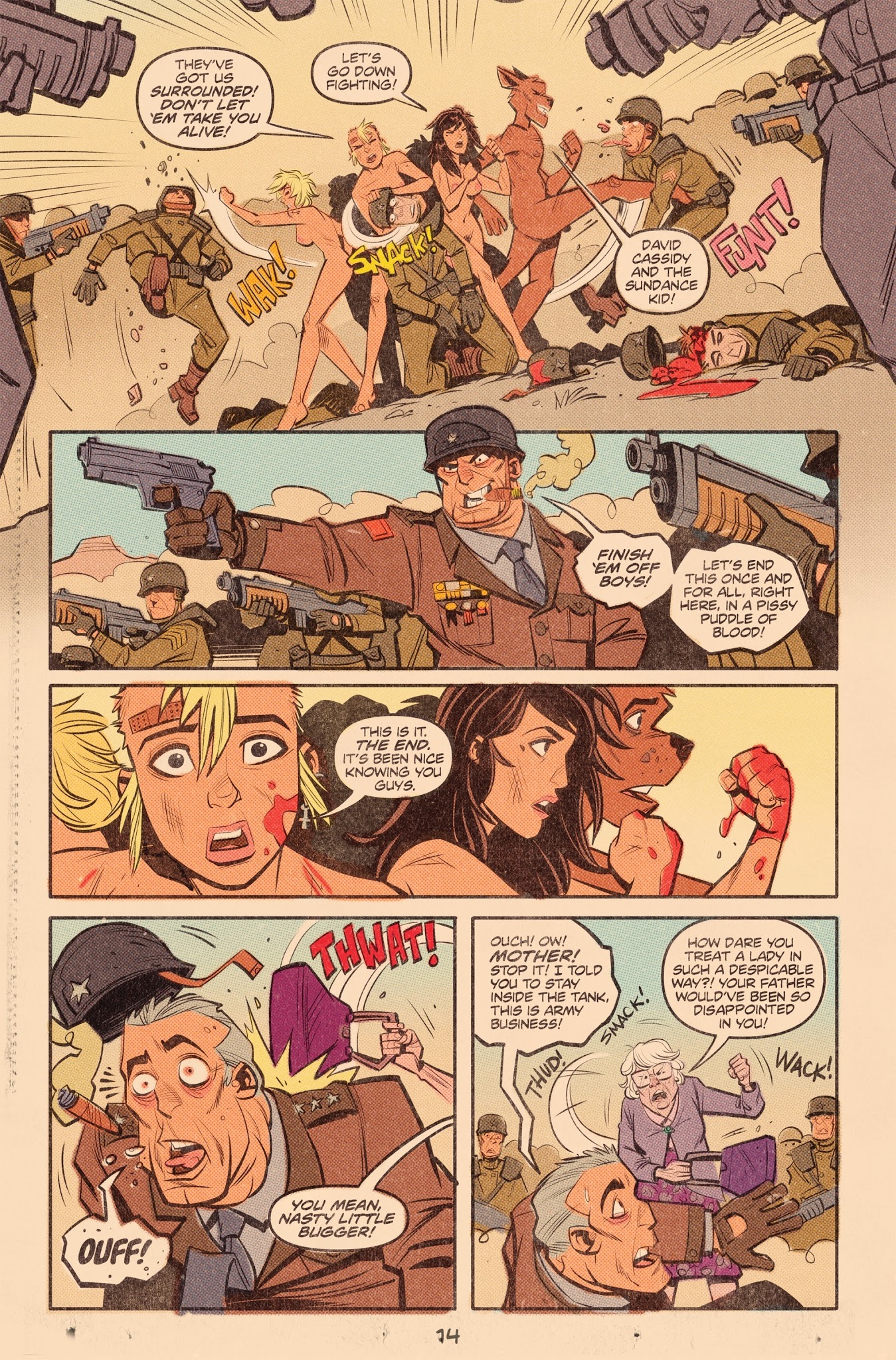Read online Tank Girl: World War Tank Girl comic -  Issue #4 - 15
