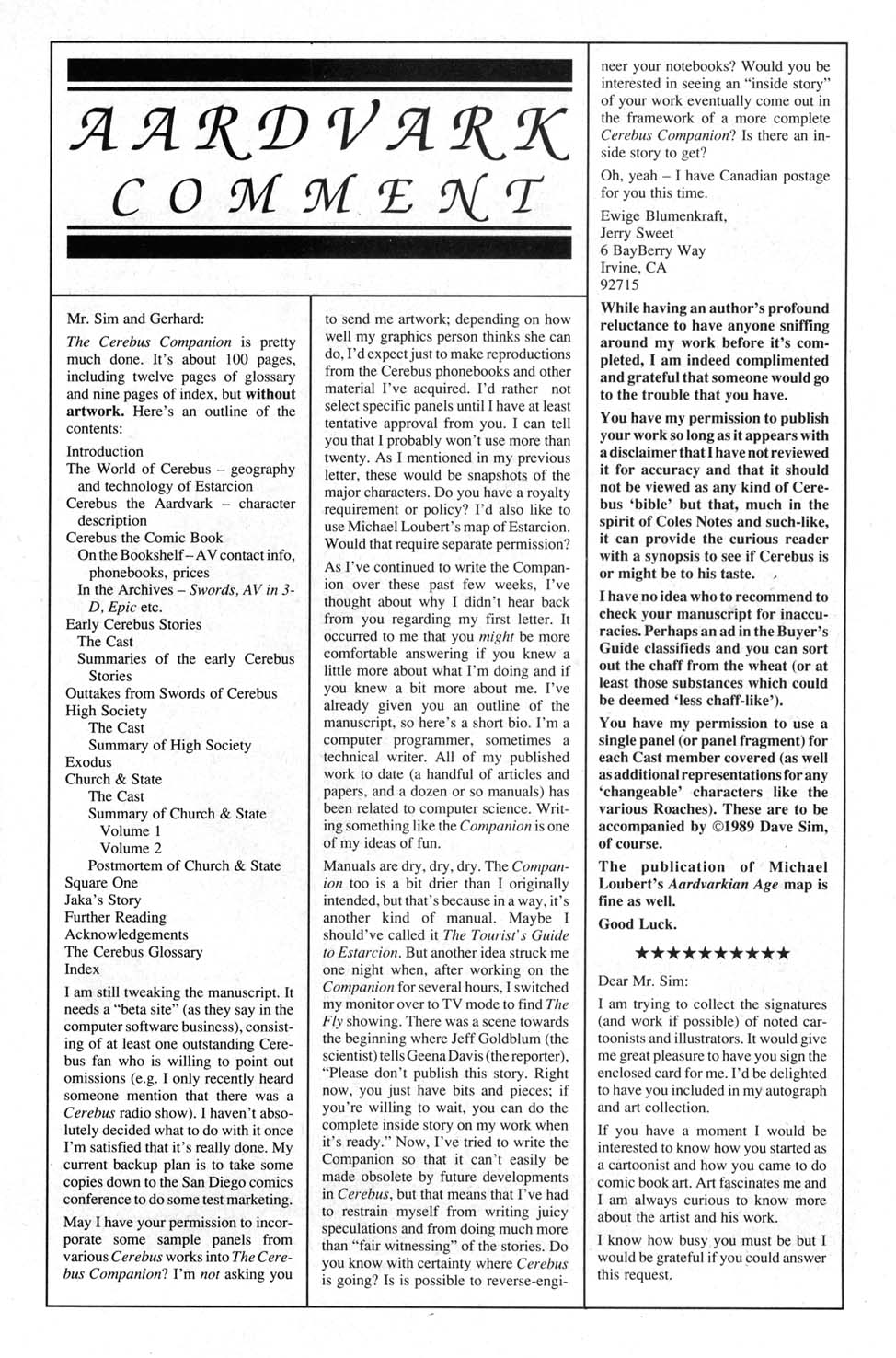 Read online Cerebus comic -  Issue #122 - 23