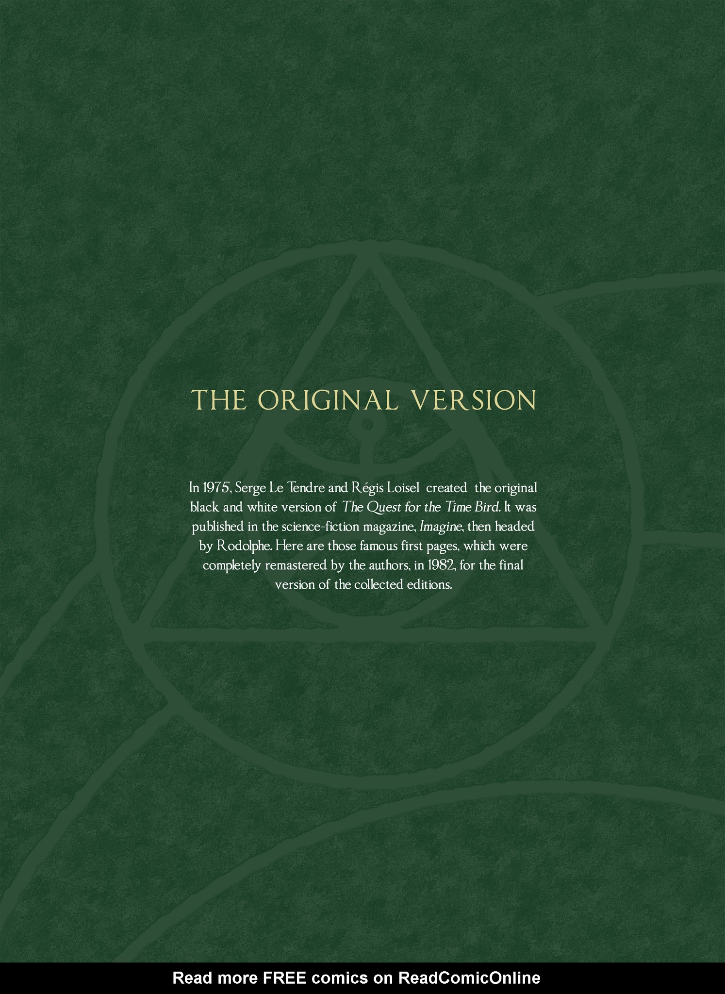 Read online The Quest for the Time Bird comic -  Issue # TPB - 226