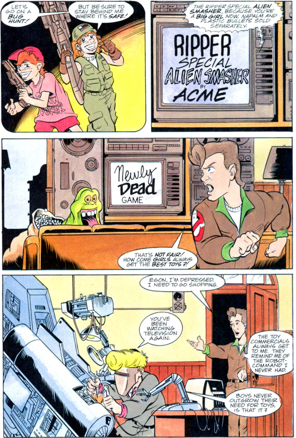 Read online Real Ghostbusters comic -  Issue #6 - 6