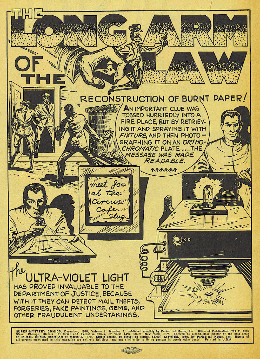Read online Super-Mystery Comics comic -  Issue #5 - 2