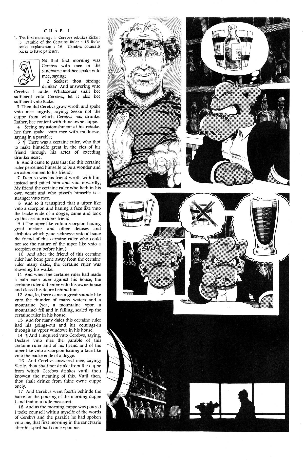 Read online Cerebus comic -  Issue #225 - 4