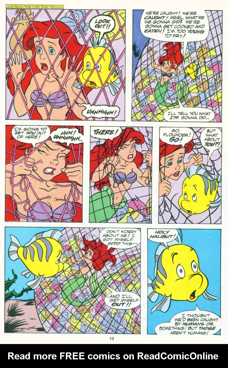 Read online Disney's The Little Mermaid Limited Series comic -  Issue #1 - 13