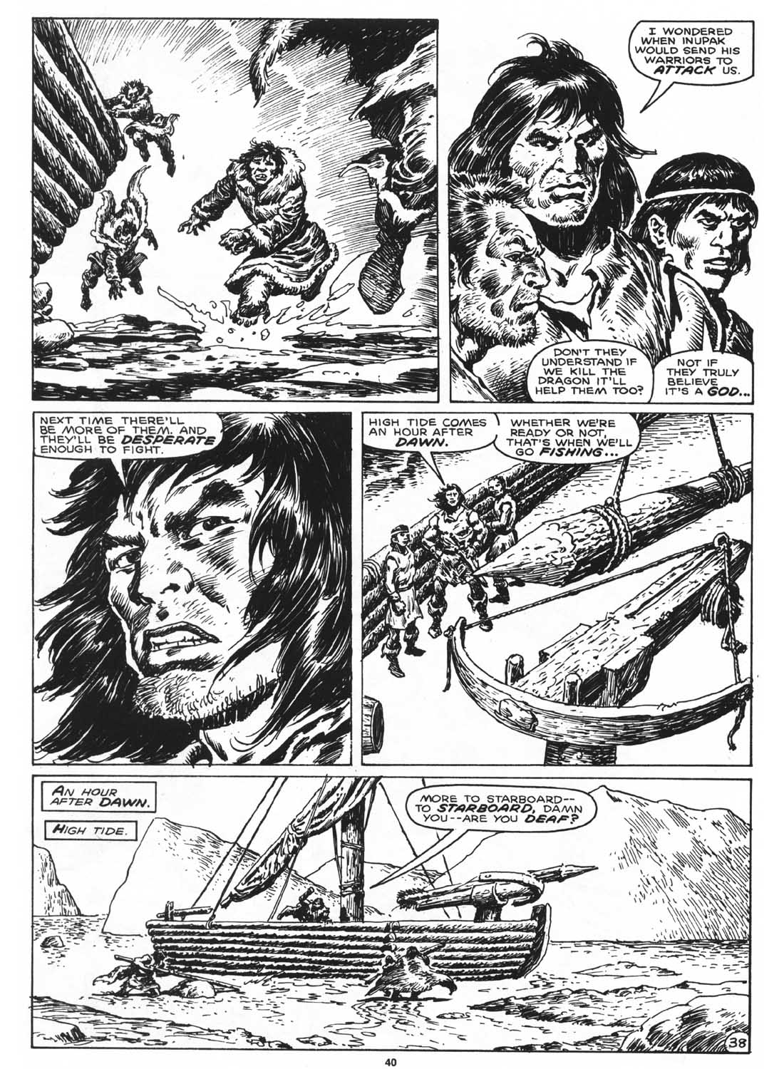 Read online The Savage Sword Of Conan comic -  Issue #168 - 41
