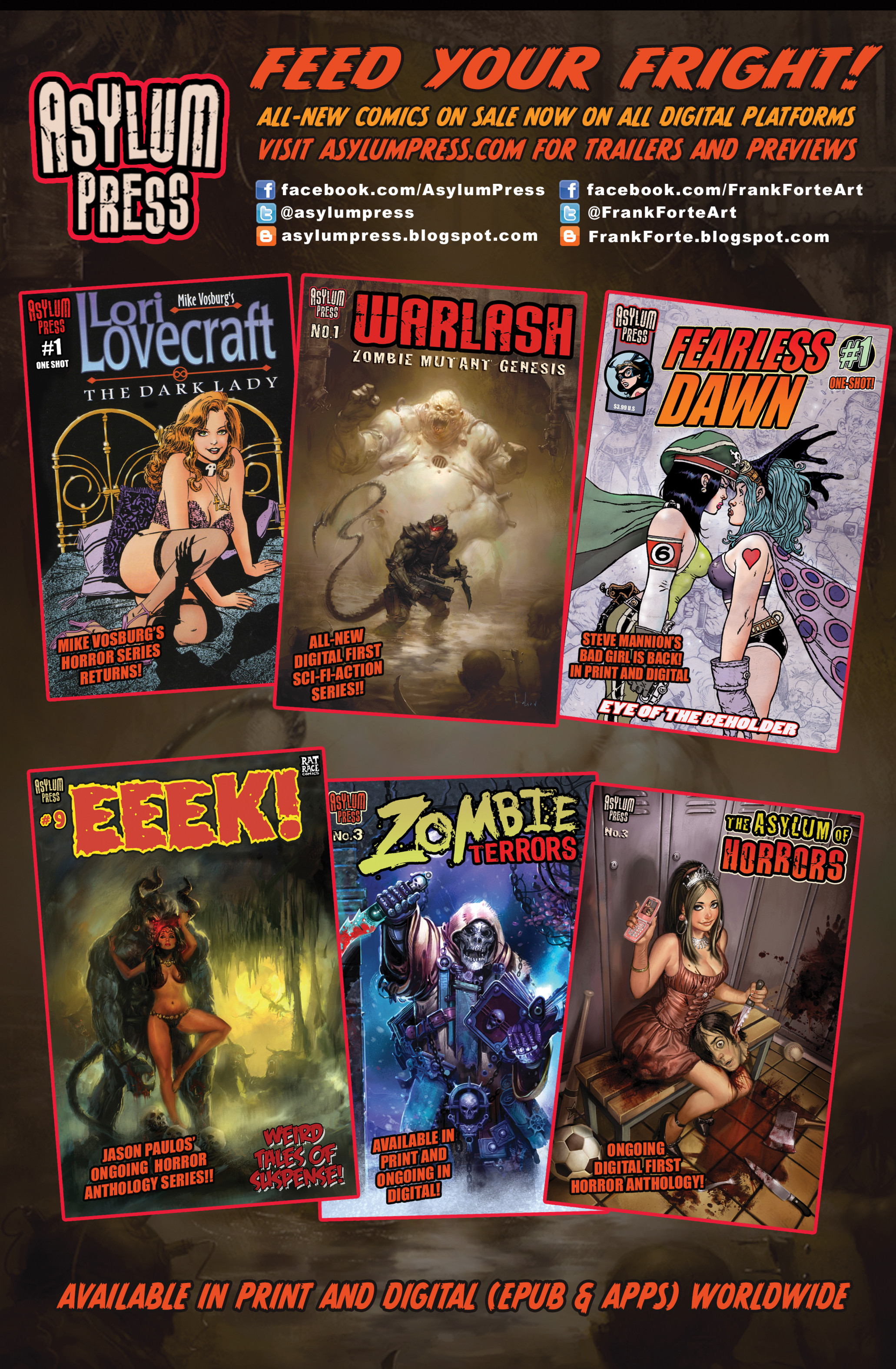 Read online Free Comic Book Day 2015 comic -  Issue # Asylum Press Sampler - 48