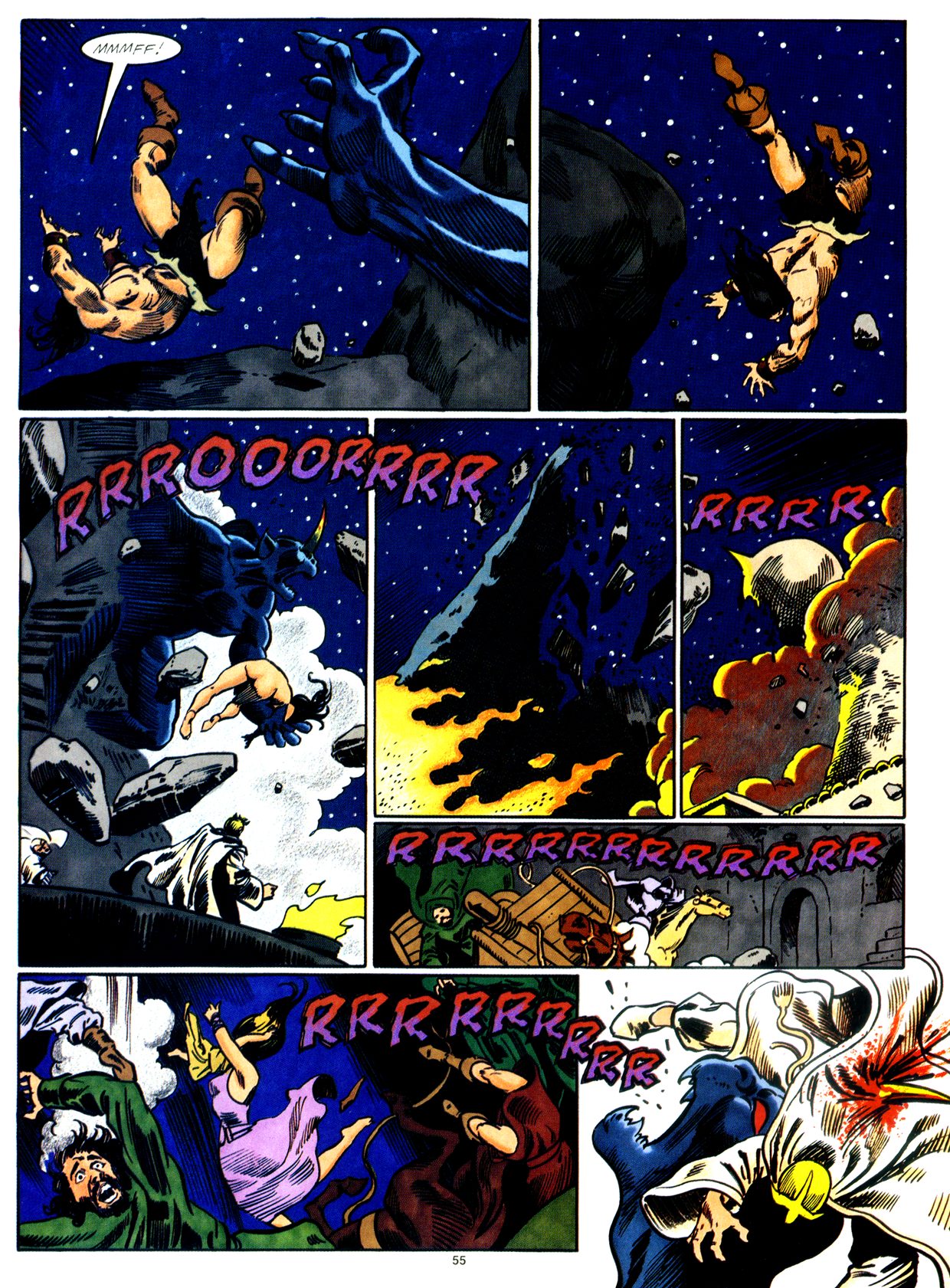 Read online Marvel Graphic Novel comic -  Issue #59 - Conan - The Horn of Azoth - 55