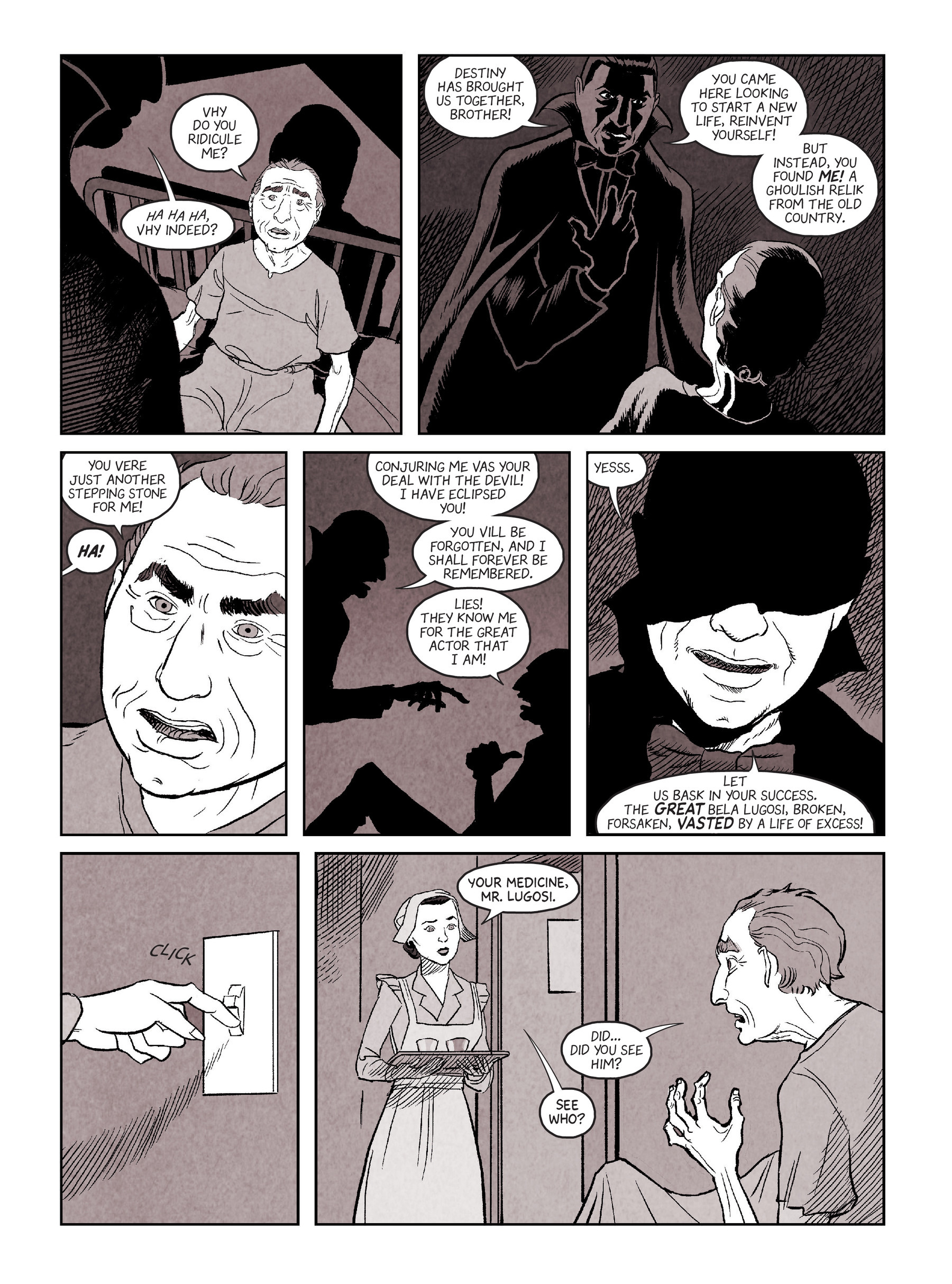 Read online Lugosi: The Rise & Fall of Hollywood's Dracula comic -  Issue # TPB (Part 1) - 48