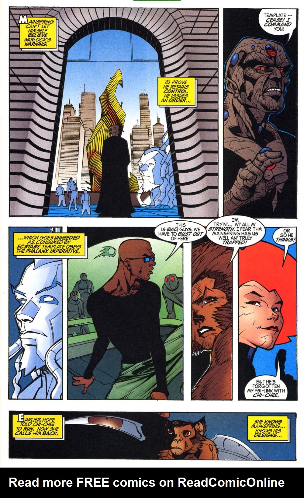 Read online Warlock (1999) comic -  Issue #8 - 11