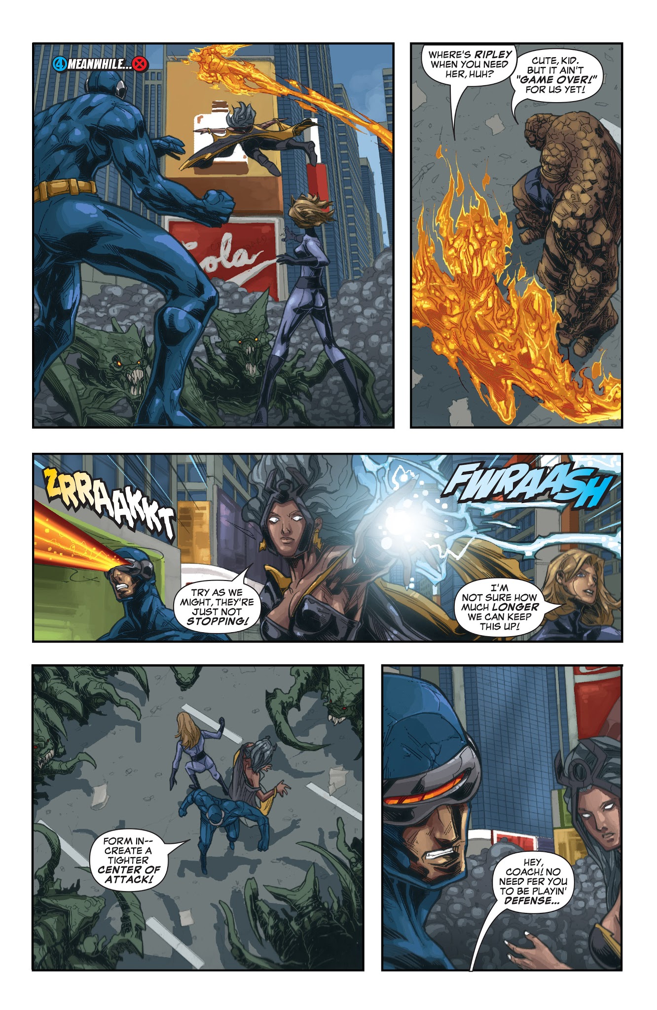 Read online X-Men/Fantastic Four comic -  Issue #5 - 10