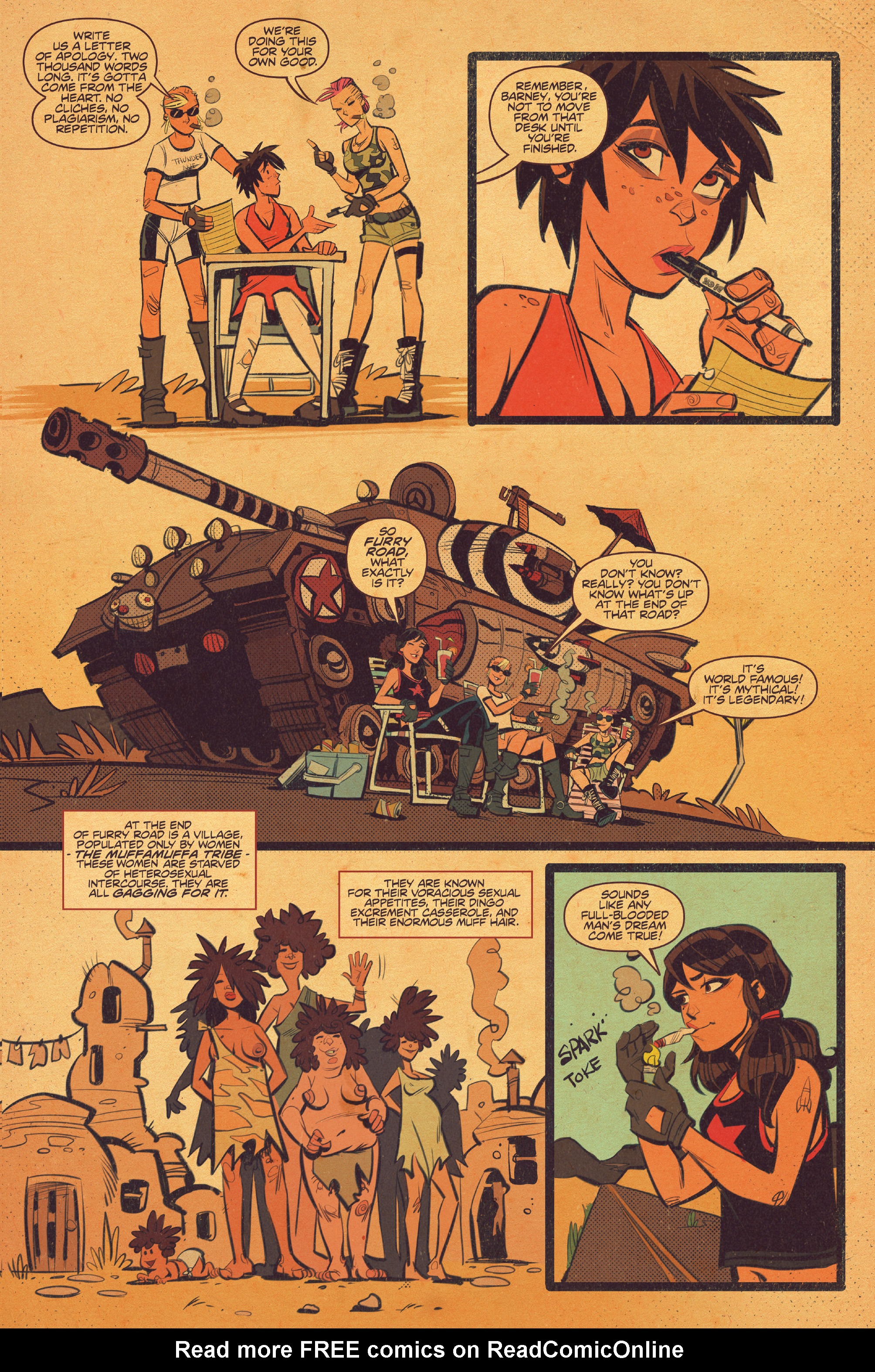 Read online Tank Girl: Gold comic -  Issue #1 - 14