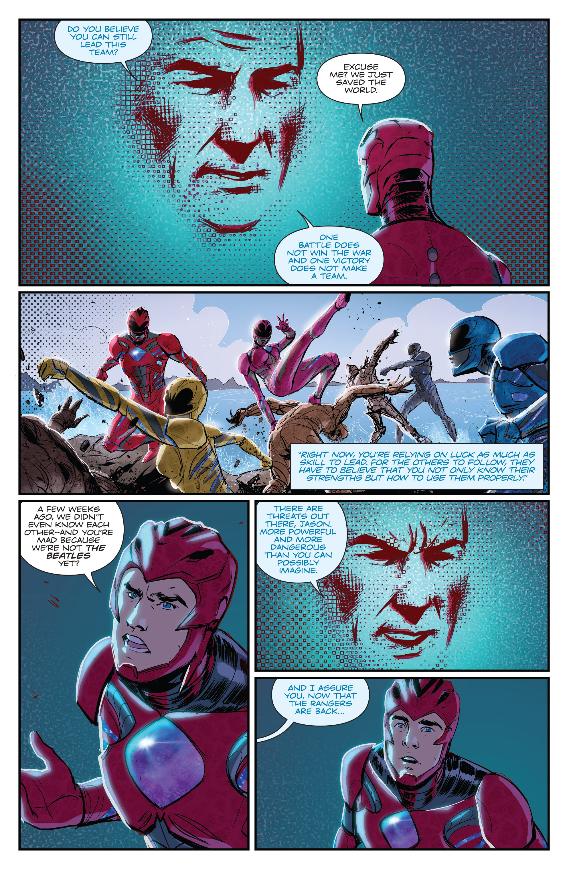 Read online Saban's Power Rangers: Aftershock comic -  Issue # Full - 16