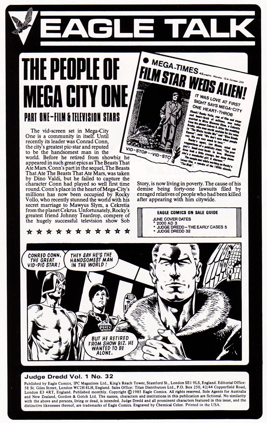 Read online Judge Dredd (1983) comic -  Issue #32 - 2