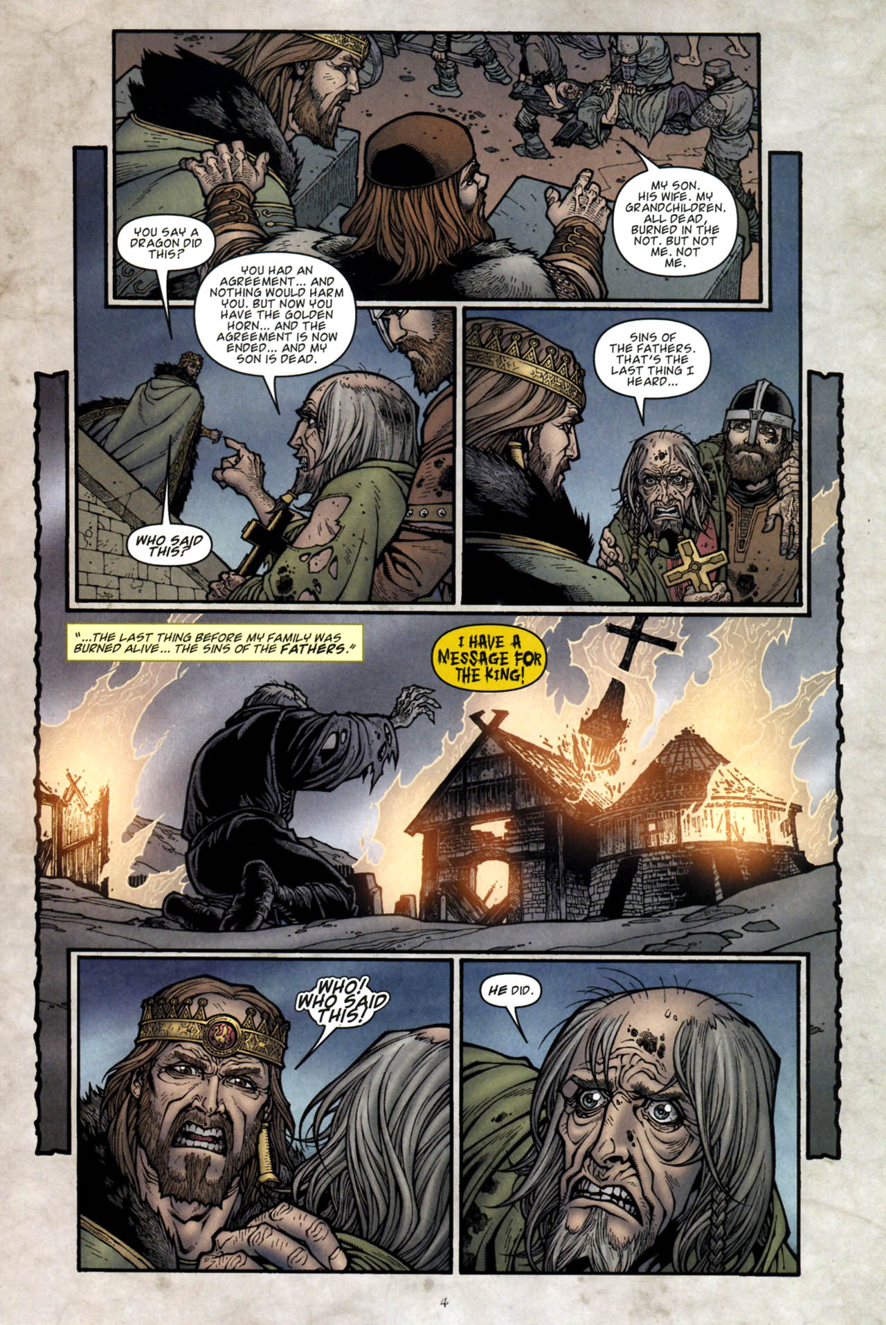 Read online Beowulf (2007) comic -  Issue #4 - 6