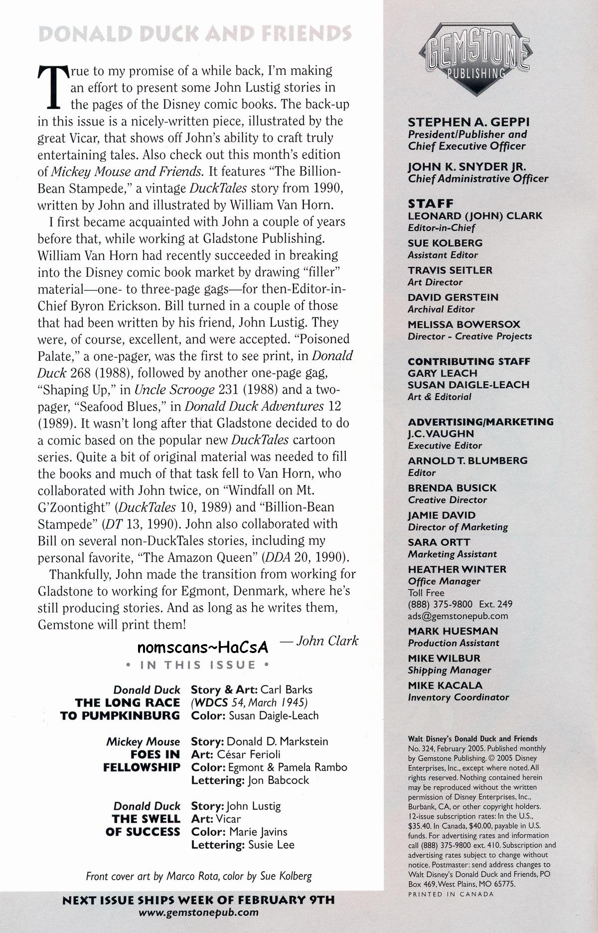 Read online Walt Disney's Donald Duck and Friends comic -  Issue #324 - 2