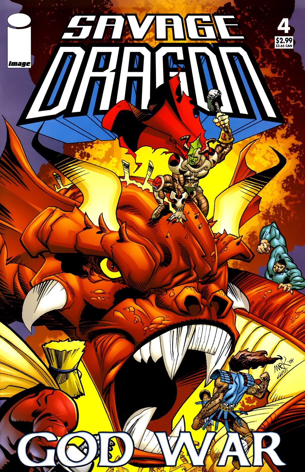 Read online Savage Dragon: God War comic -  Issue #4 - 1