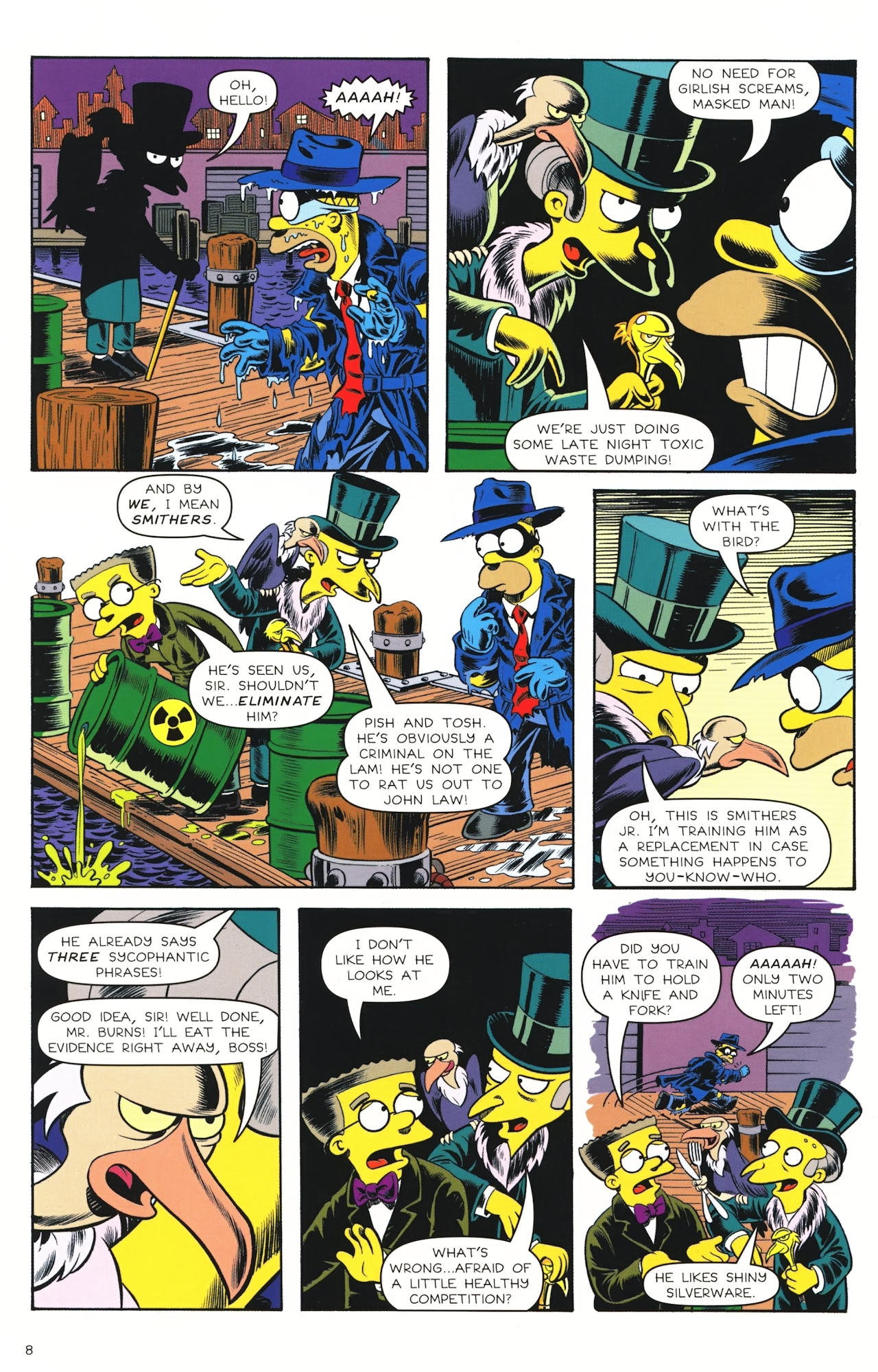 Read online Bongo Comics Presents Simpsons Super Spectacular comic -  Issue #8 - 10