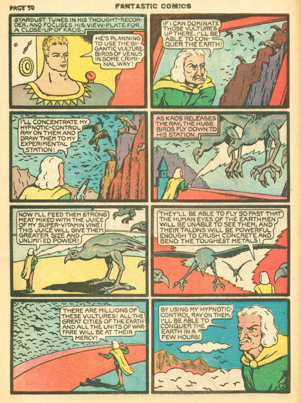 Read online Fantastic Comics comic -  Issue #12 - 52