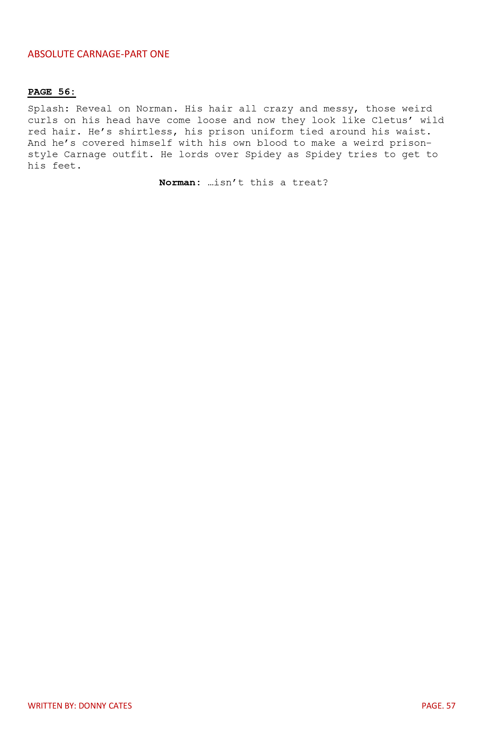 Read online Absolute Carnage comic -  Issue # _Director's Cut (Part 2) - 38