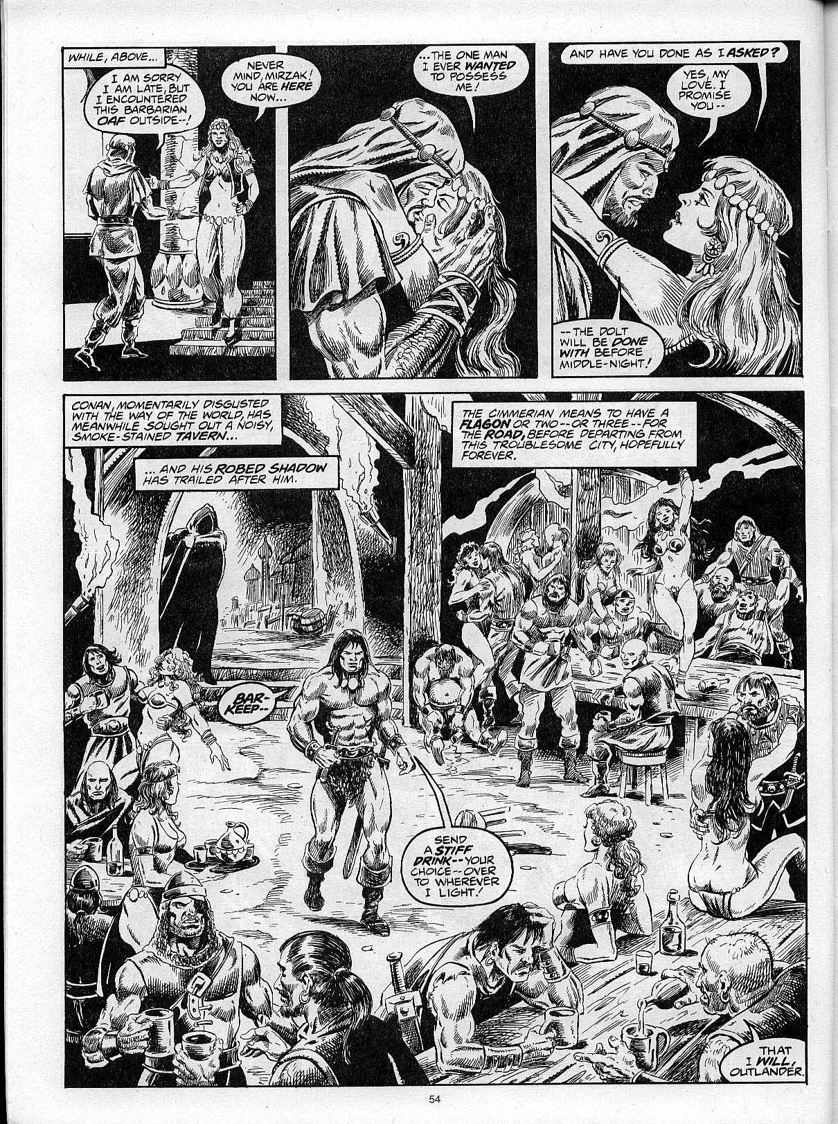 Read online The Savage Sword Of Conan comic -  Issue #204 - 56