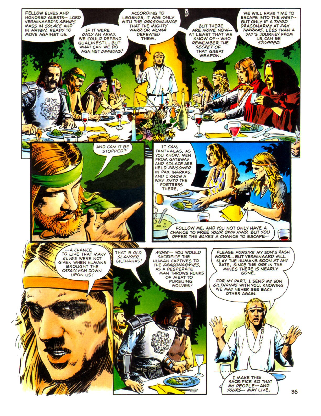 Read online Dragonlance Saga comic -  Issue #2 - 41