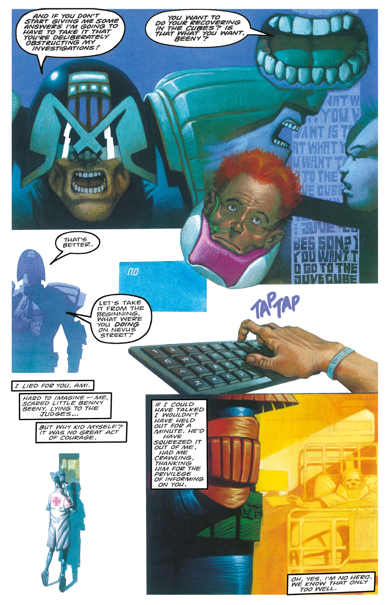 Read online Essential Judge Dredd: America comic -  Issue # TPB (Part 1) - 77