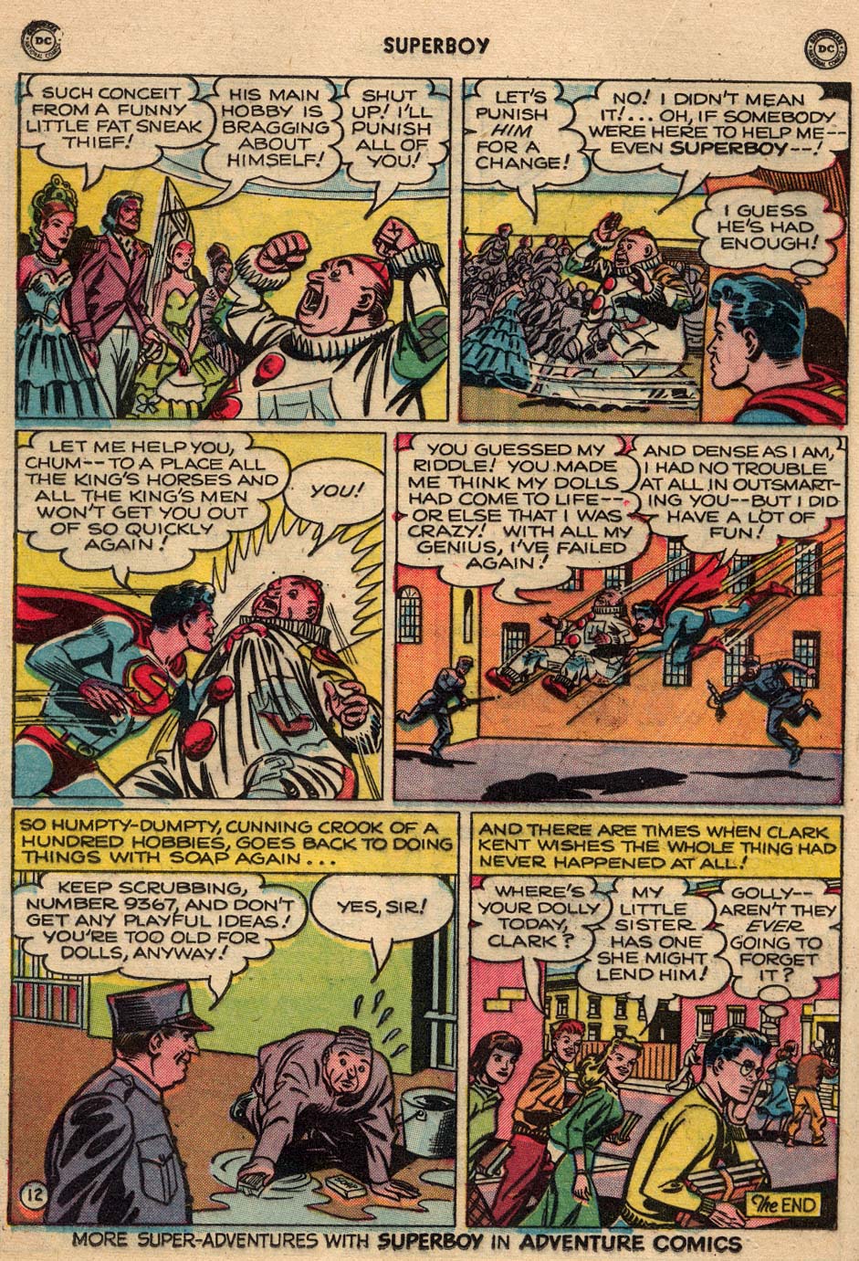 Read online Superboy (1949) comic -  Issue #7 - 25
