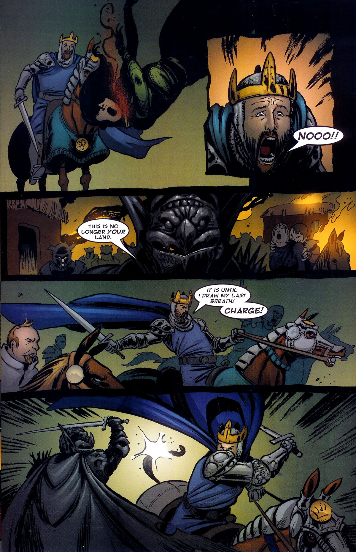 Read online Dracula vs King Arthur comic -  Issue #3 - 23