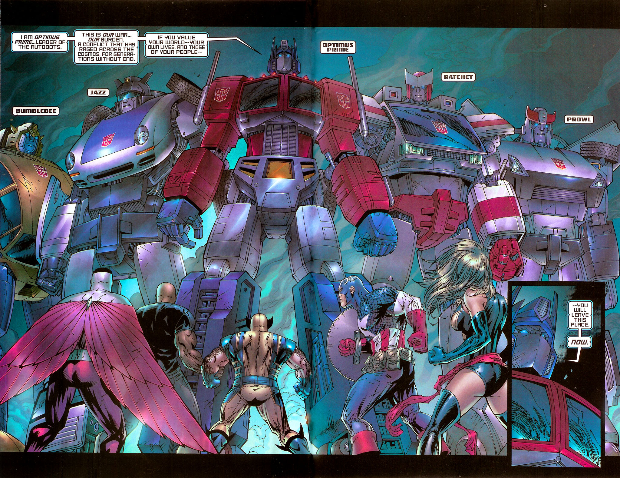 Read online New Avengers/Transformers comic -  Issue #1 - 21