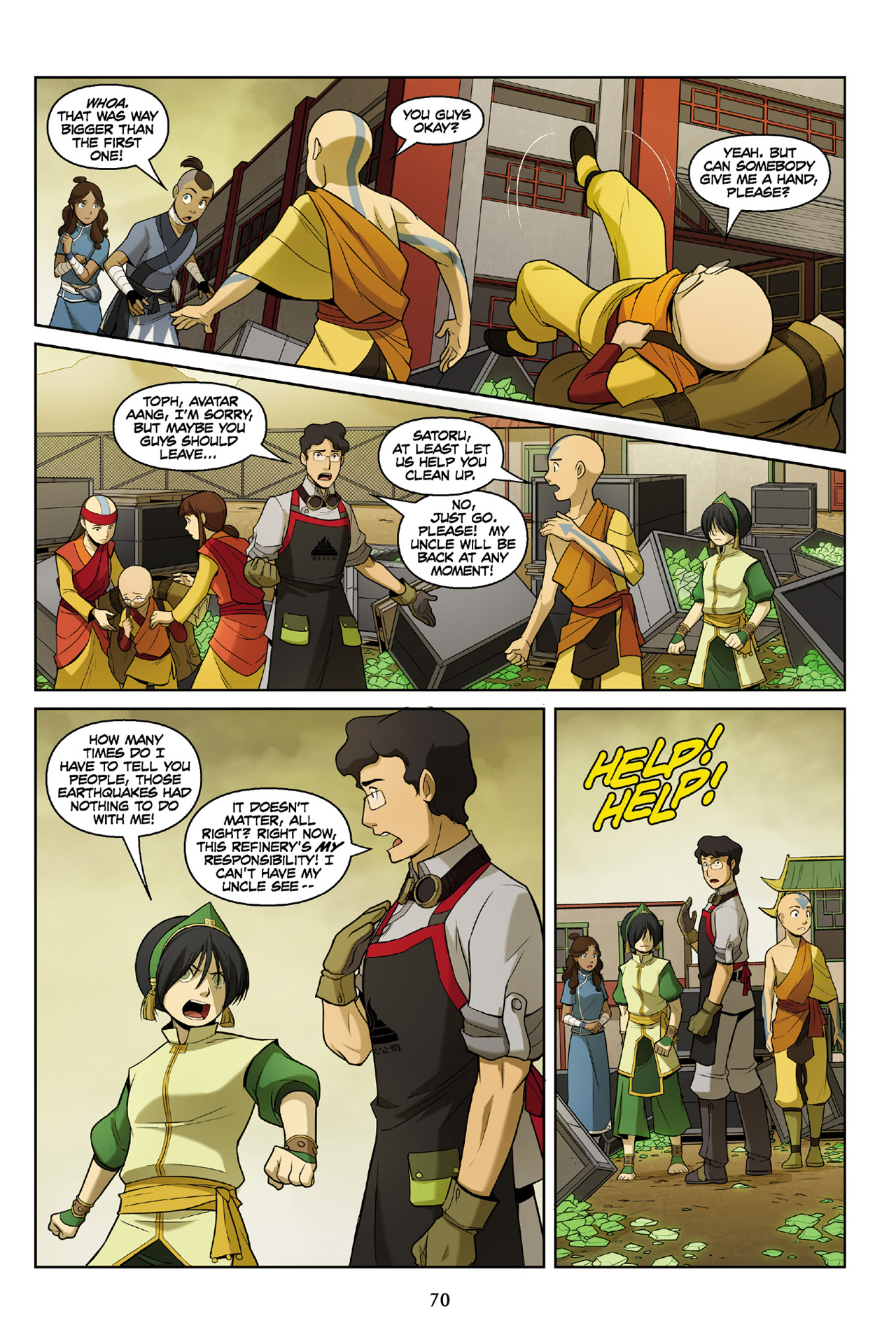 Read online Nickelodeon Avatar: The Last Airbender - The Rift comic -  Issue # Part 1 - 70