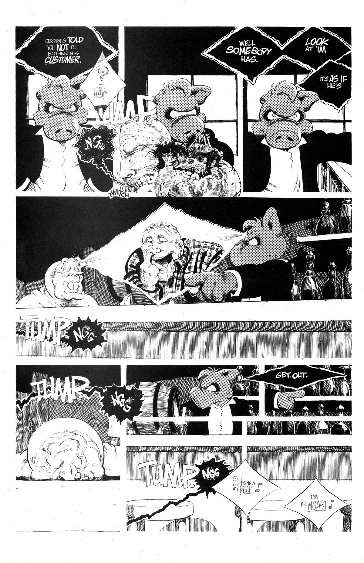 Read online Cerebus comic -  Issue #222 - 9