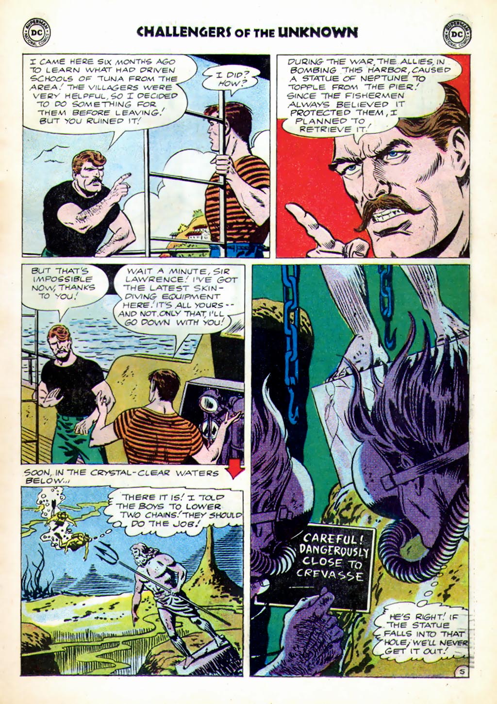 Challengers of the Unknown (1958) Issue #31 #31 - English 7