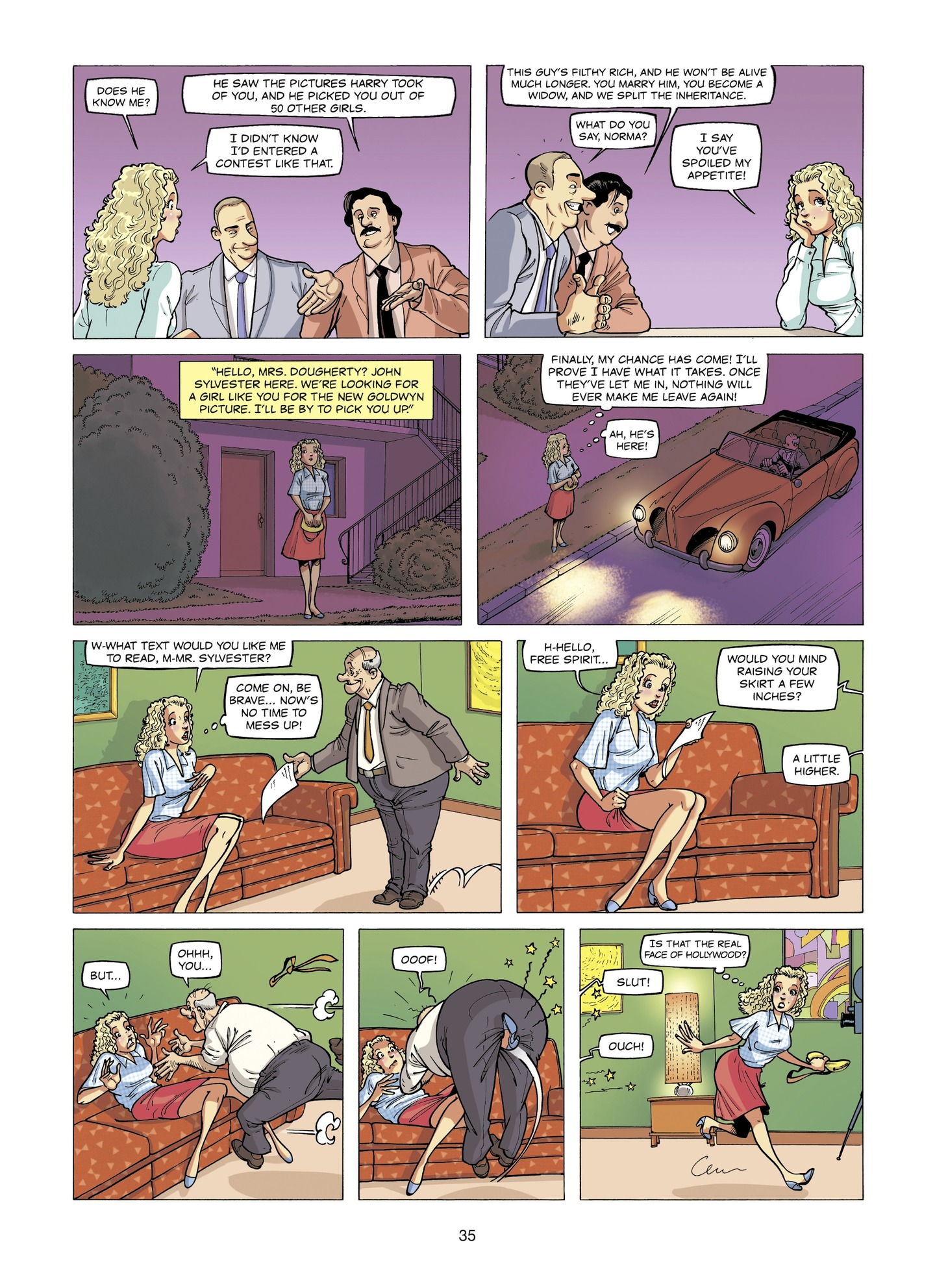 Read online The Stars of History: Marilyn Monroe comic -  Issue # TPB - 35