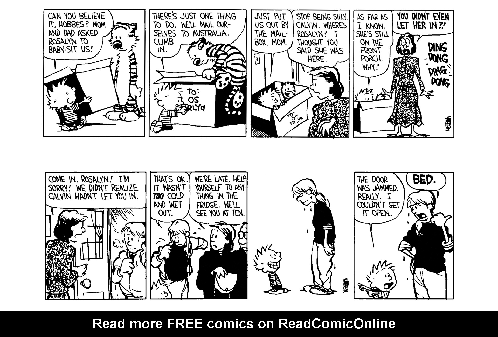 Calvin And Hobbes Babysitter Porn Comic - Calvin and Hobbes Issue 4 | Viewcomic reading comics online ...