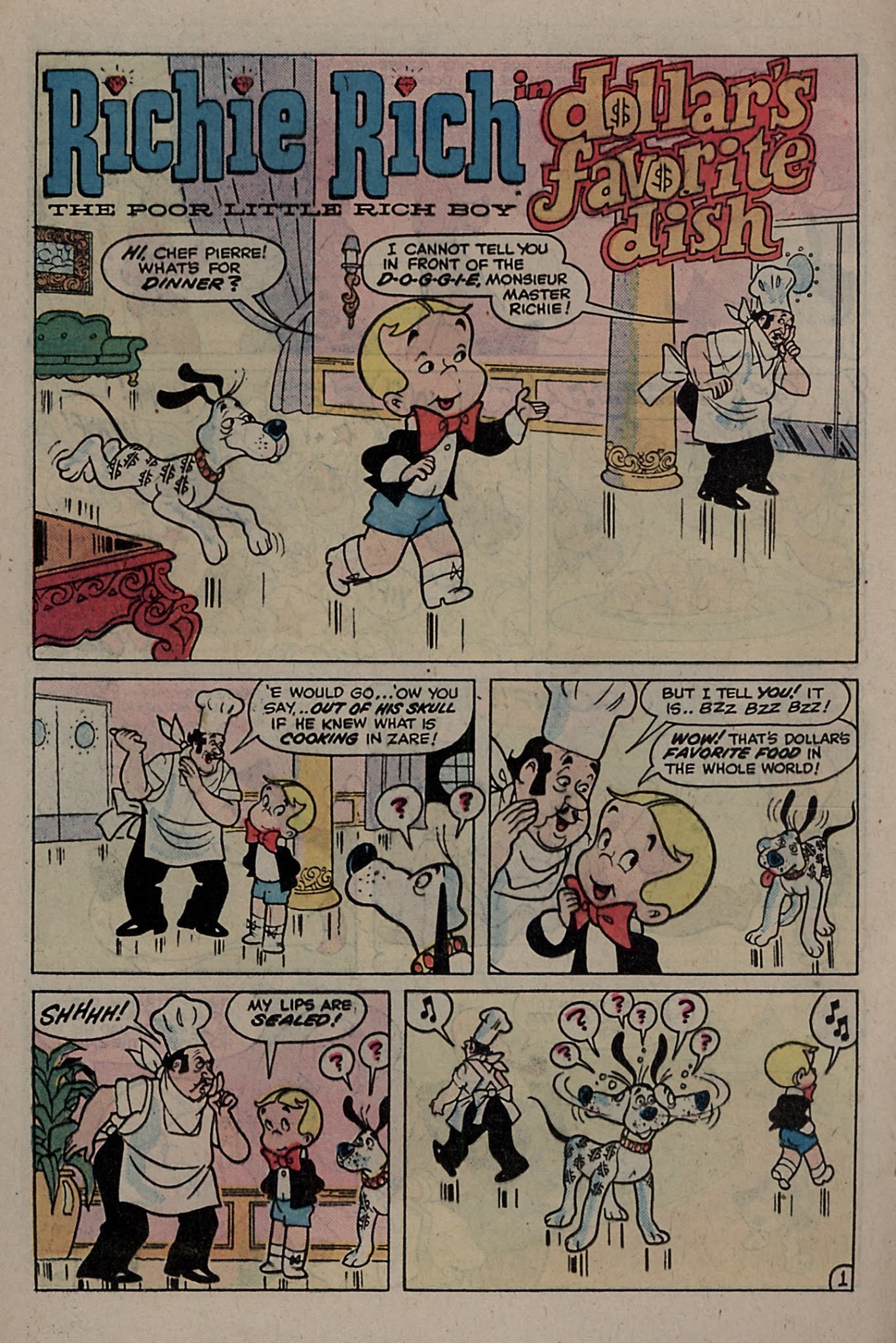 Read online Richie Rich & Dollar the Dog comic -  Issue #8 - 24