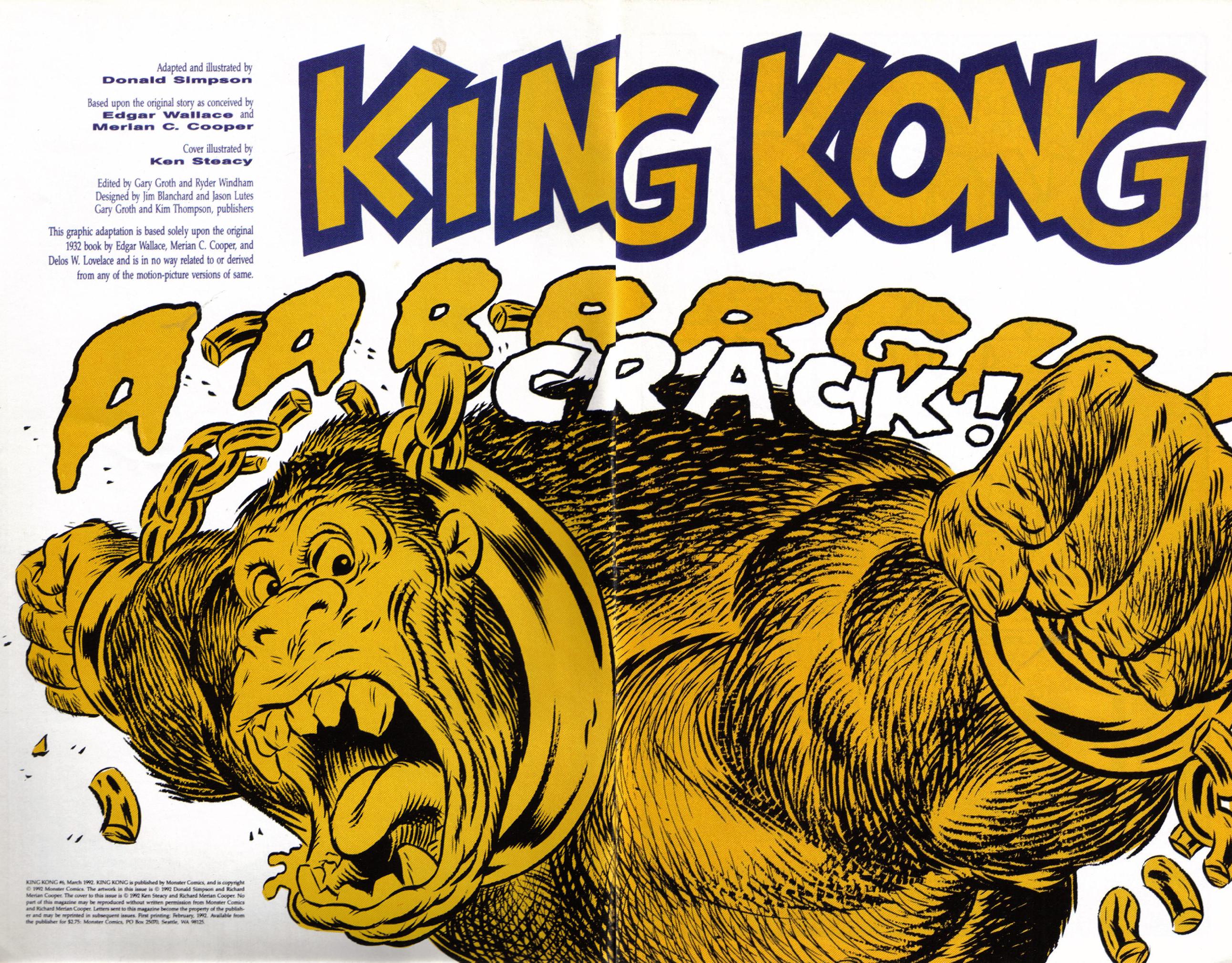 Read online King Kong (1991) comic -  Issue #6 - 2