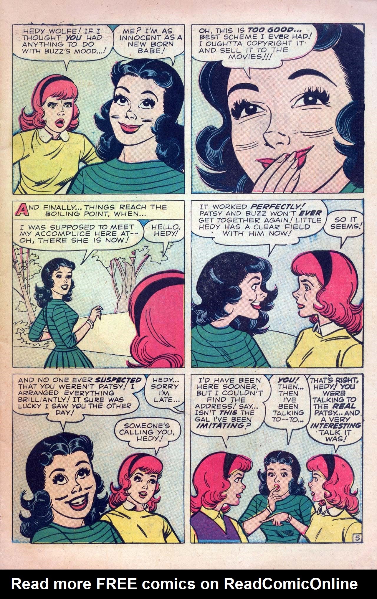 Read online Patsy and Hedy comic -  Issue #64 - 7