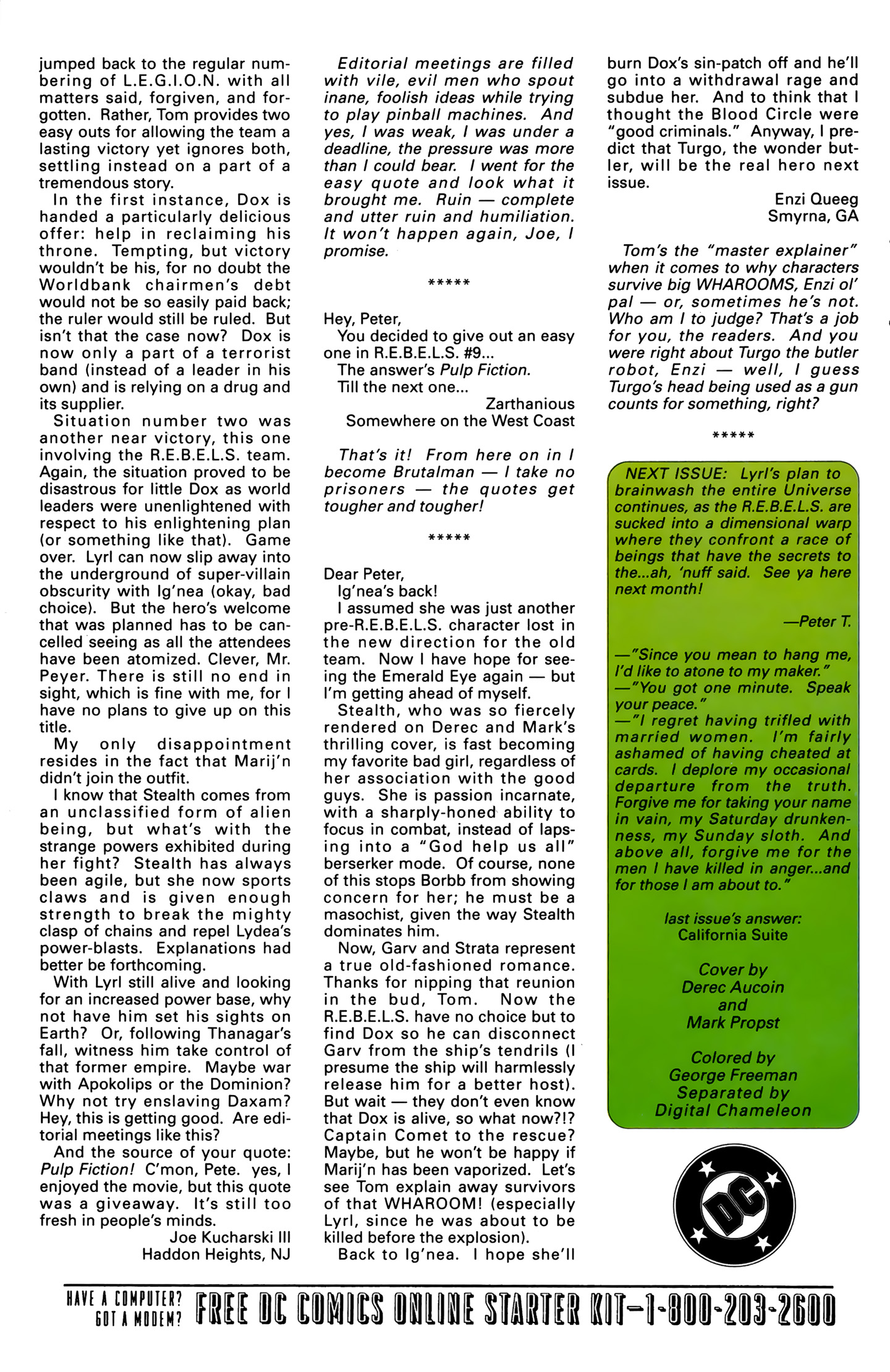 Read online R.E.B.E.L.S. '94 comic -  Issue #14 - 25