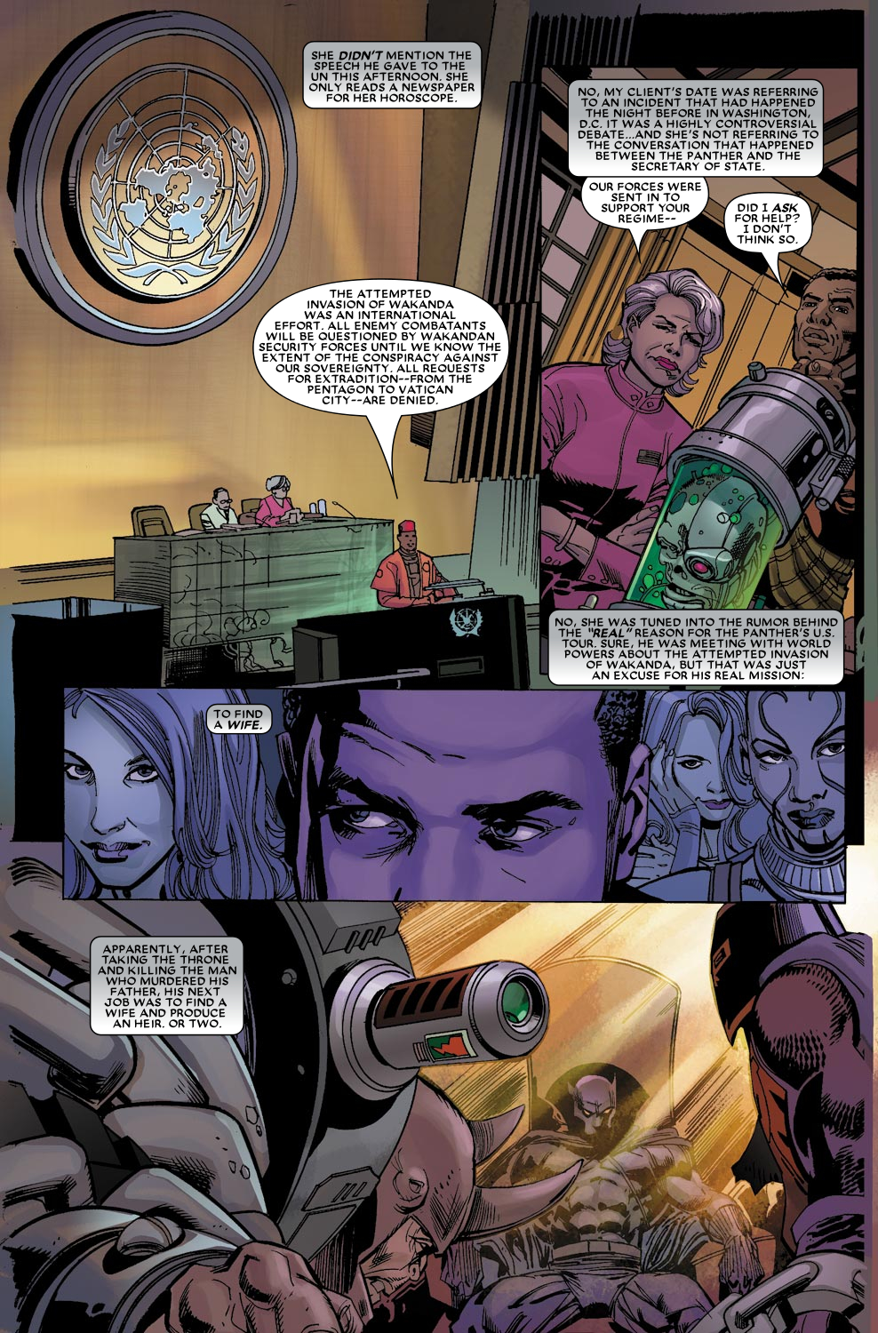 Read online Black Panther (2005) comic -  Issue #10 - 11