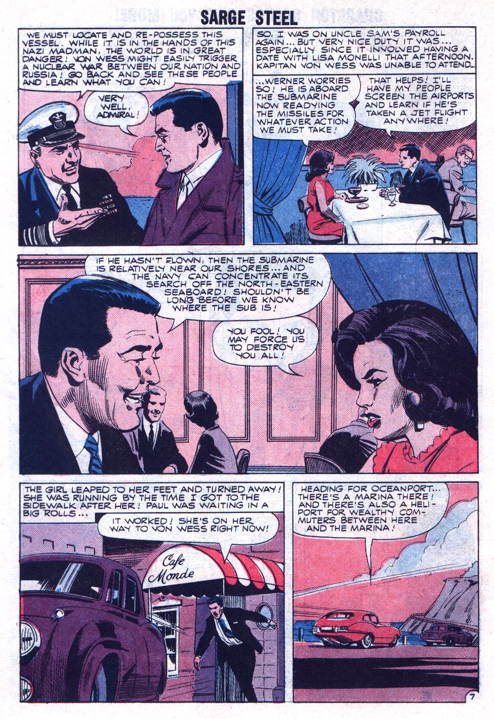 Read online Sarge Steel comic -  Issue #2 - 10